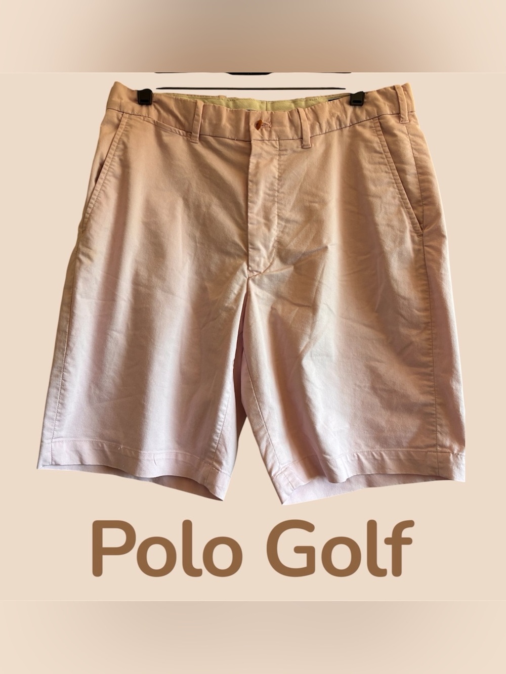 😎 Polo Golf Men’s pink golf shorts